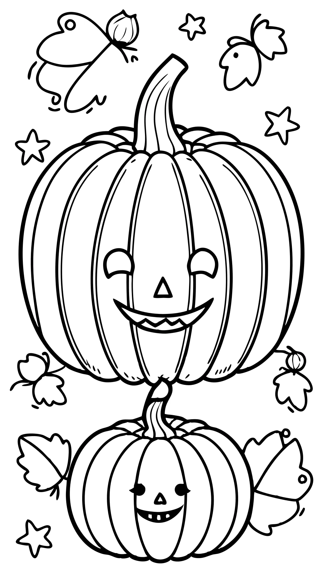 coloring pages pumpkins